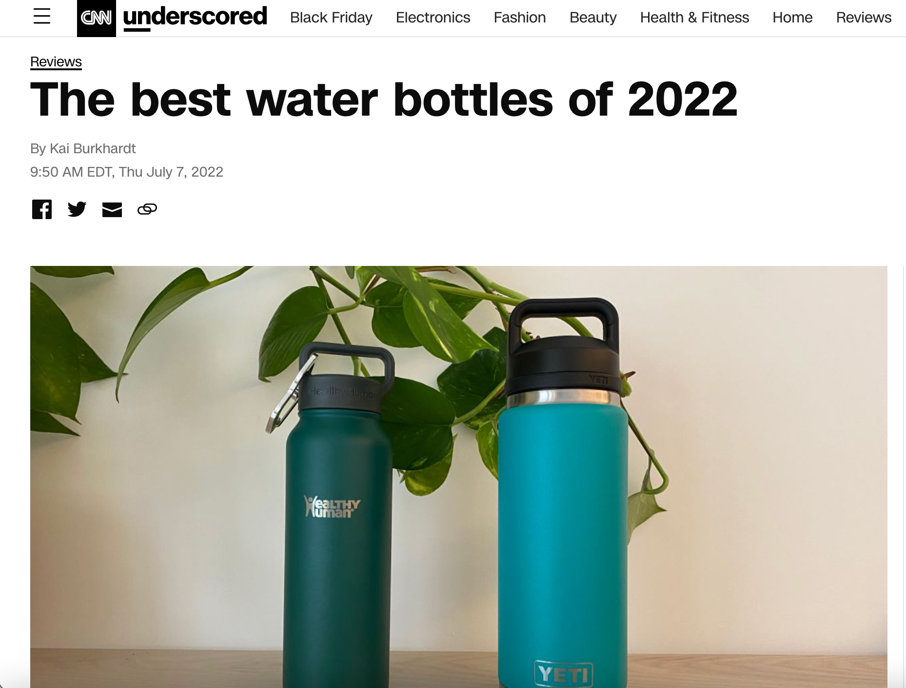 Consumer Reports: Best water bottles for kids, the gym, everything